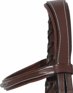 JPC EQUESTRIAN Henri de Rivel Mono Crown Bridle with Padded Wide Noseband Outlet