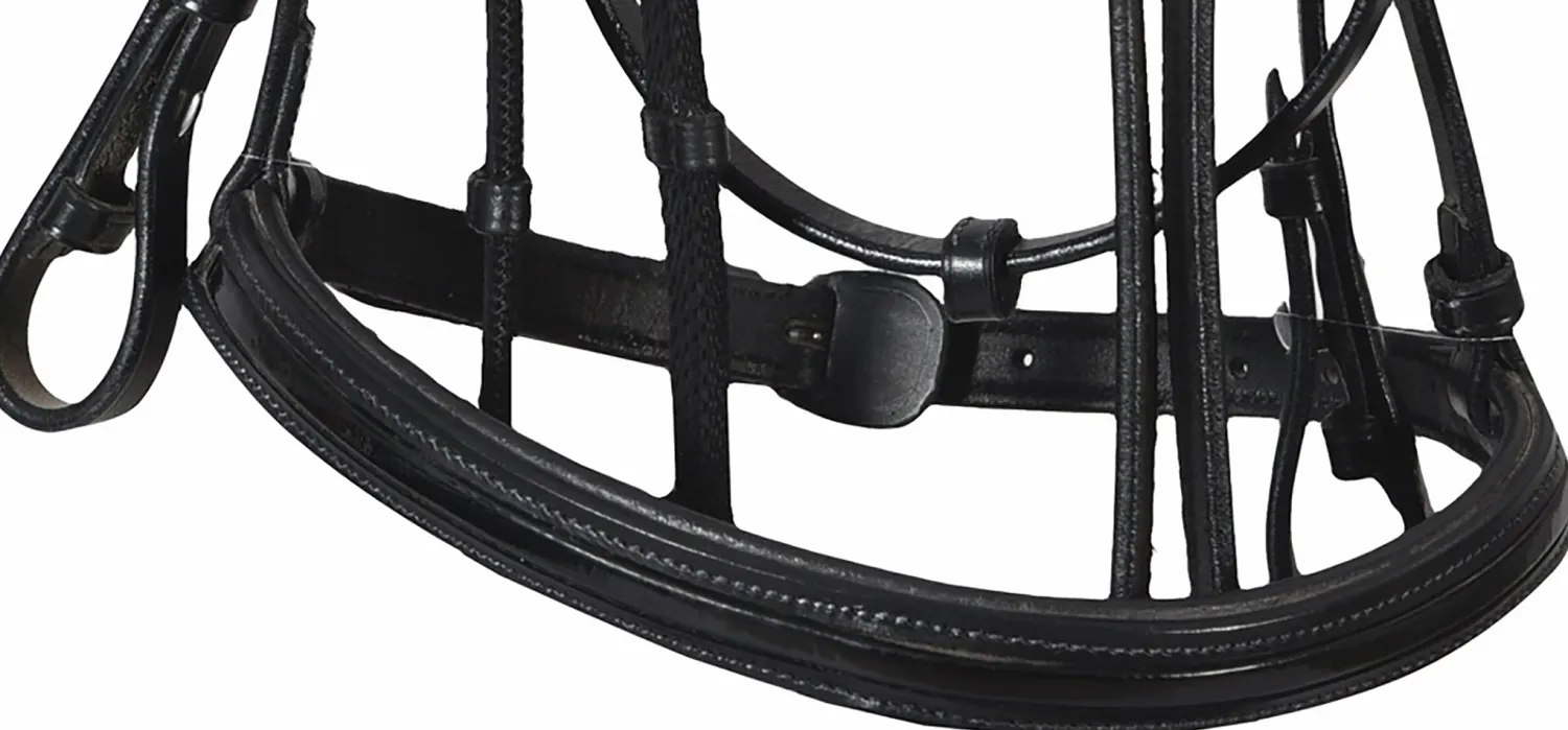 JPC EQUESTRIAN Henri de Rivel Piaffe Mono Crown Bridle with Flash Noseband & Patent Leather Clearance