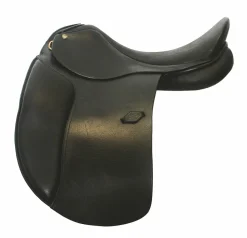JPC EQUESTRIAN Henri de Rivel Pro Buffalo Dressage Saddle with Flocked Panels Black Best