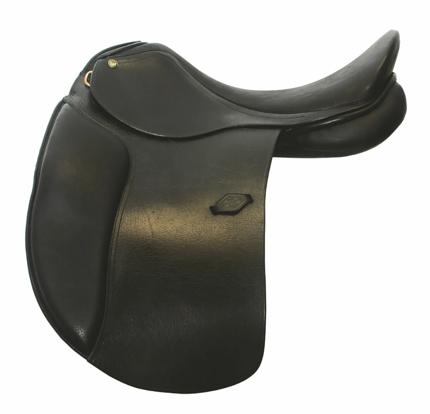 JPC EQUESTRIAN Henri de Rivel Pro Buffalo Dressage Saddle with Flocked Panels Black Best