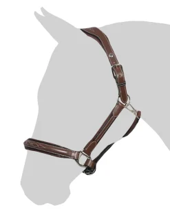 JPC EQUESTRIAN Henri de Rivel Stress Free Halter with Fancy Contrast Stitching Outlet
