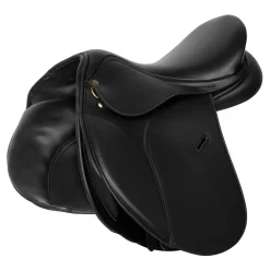 JPC EQUESTRIAN Henri de Rivel Vegan-X All-Purpose Pony Saddle Black Best