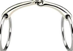 GEM-HERM SPRENGER Herm Sprenger® Dynamic RS Sensogan® Single Joint Bradoon - 14mm mouth; 55mm rings