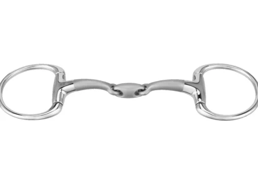 GEM-HERM SPRENGER Herm Sprenger® Satinox Double-Jointed Eggbutt Snaffle Bit with 14mm Mouth Stainless New