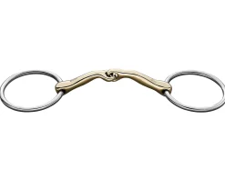 GEM-HERM SPRENGER Herm Sprenger® Sensogan® KK Snaffle Bit - 18 mm mouth; 70 mm rings Hot