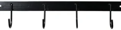 SHILOH STABLES TACK 4-Hook Welded Steel Flat Tack Bar Black Discount
