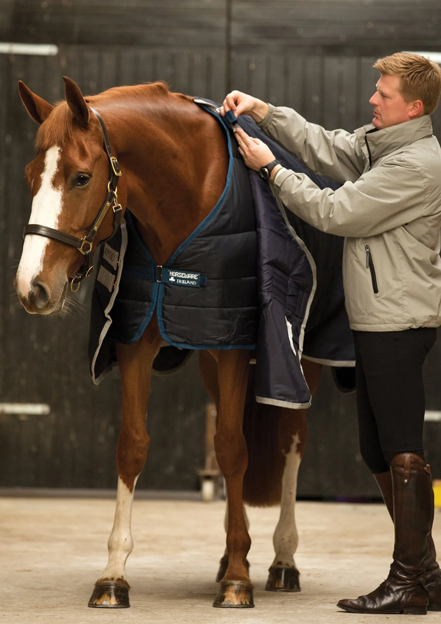 HORSEWARE ® Ireland 300 Gram Blanket Liner Navy/Navy Online