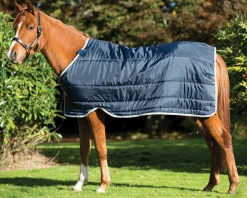 HORSEWARE ® Ireland 100 Gram Pony Blanket Liner Navy/Silver Clearance