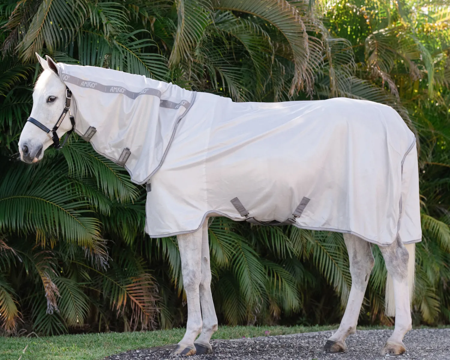 HORSEWARE ® Ireland Amigo® All-In-One Fly Sheet Silver/Titanium Grey/Silver Sale