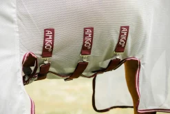 HORSEWARE ® Ireland Amigo® Bug Buster® with No-Fly Zone™ Silver/Burgundy