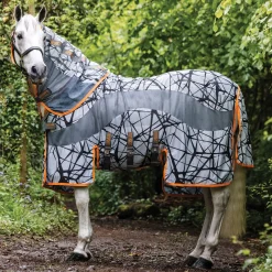 HORSEWARE ® Ireland Amigo® Camo Fly Sheet Grey/Orange Clearance