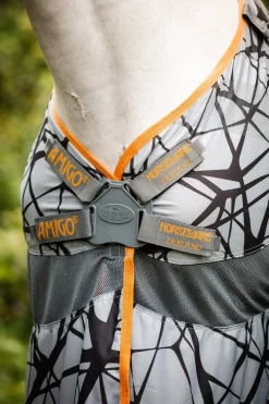 HORSEWARE ® Ireland Amigo® Camo Fly Sheet Grey/Orange Clearance