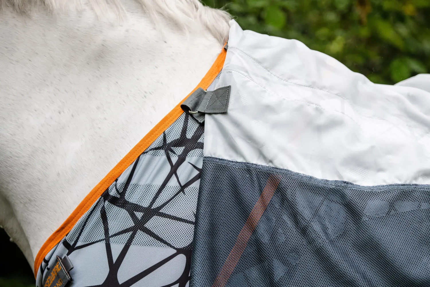 HORSEWARE ® Ireland Amigo® Camo Fly Sheet Grey/Orange Clearance