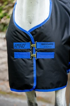 HORSEWARE ® Ireland Amigo® Ripstop 900D 200 Gram Standard Neck Pony Turnout Black/Classic Blue Online