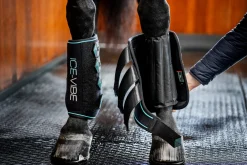 HORSEWARE ® Ireland ICE-VIBE® Leg Wraps Black/Aqua