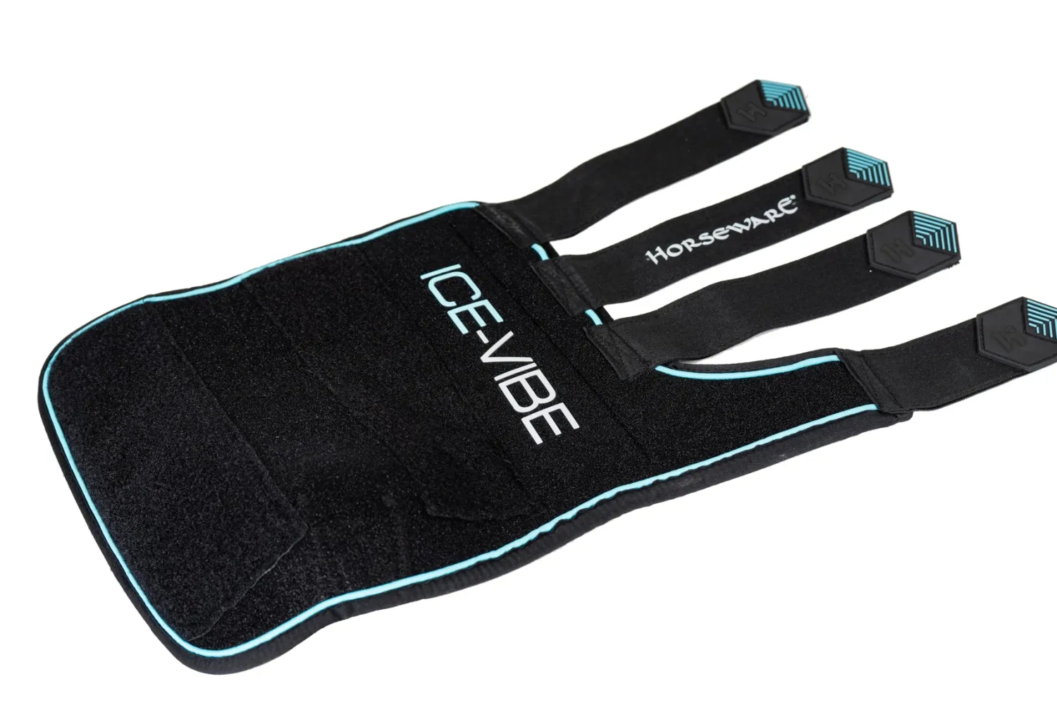 HORSEWARE ® Ireland ICE-VIBE® Leg Wraps Black/Aqua