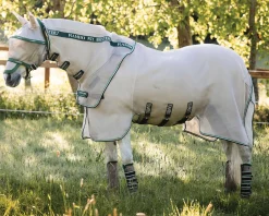 HORSEWARE ® Ireland Rambo® Fly Buster™ Fly Sheet with No-Fly Zone™ Oatmeal/Sage Outlet