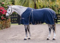 HORSEWARE ® Ireland Rambo® Optimo Stable Sheet Navy/Thunderstorm Grey/Silver Sale