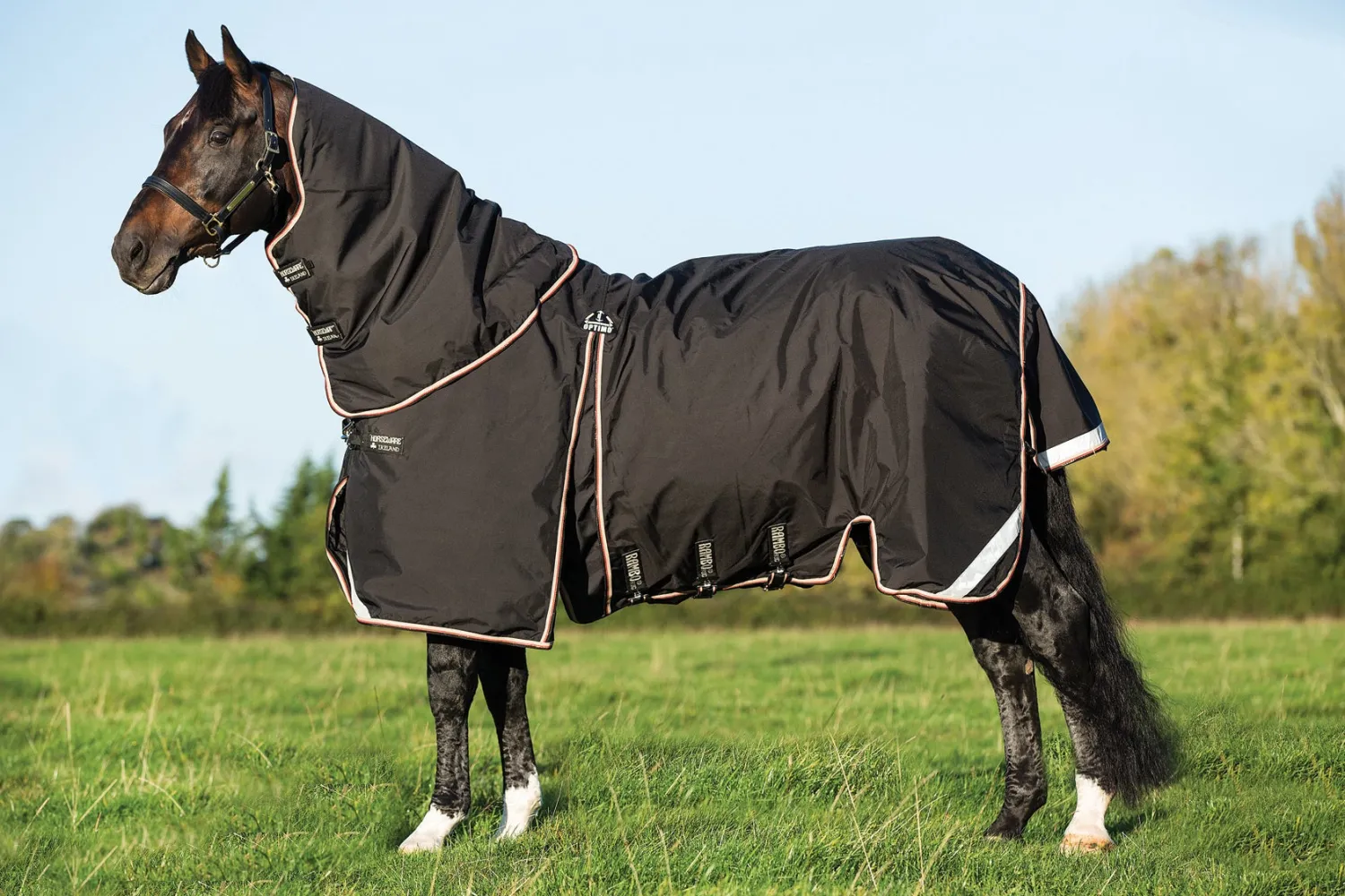 HORSEWARE ® Ireland Rambo® Optimo Turnout Blanket Hot