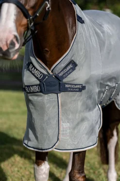 HORSEWARE ® Ireland Rambo® Protector Fieldsafe Plus Silver/Navy/White/Beige Discount