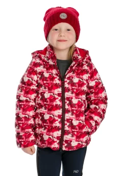 HORSEWARE ® Kids’ Quilted Padded Jacket Horse Camo Print Hot