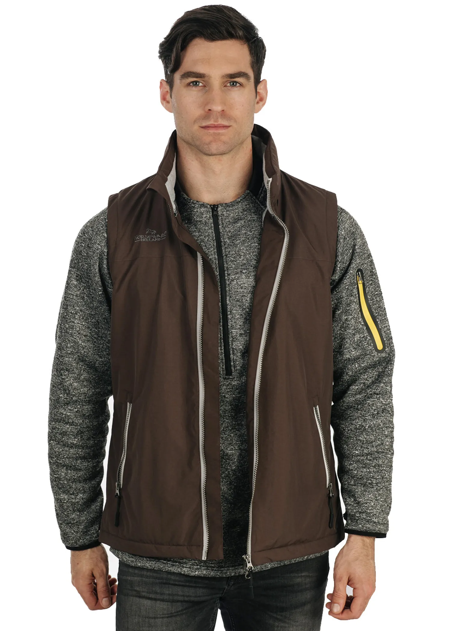 HORSEWARE ® Men’s Corrib Vest Chocolate Best