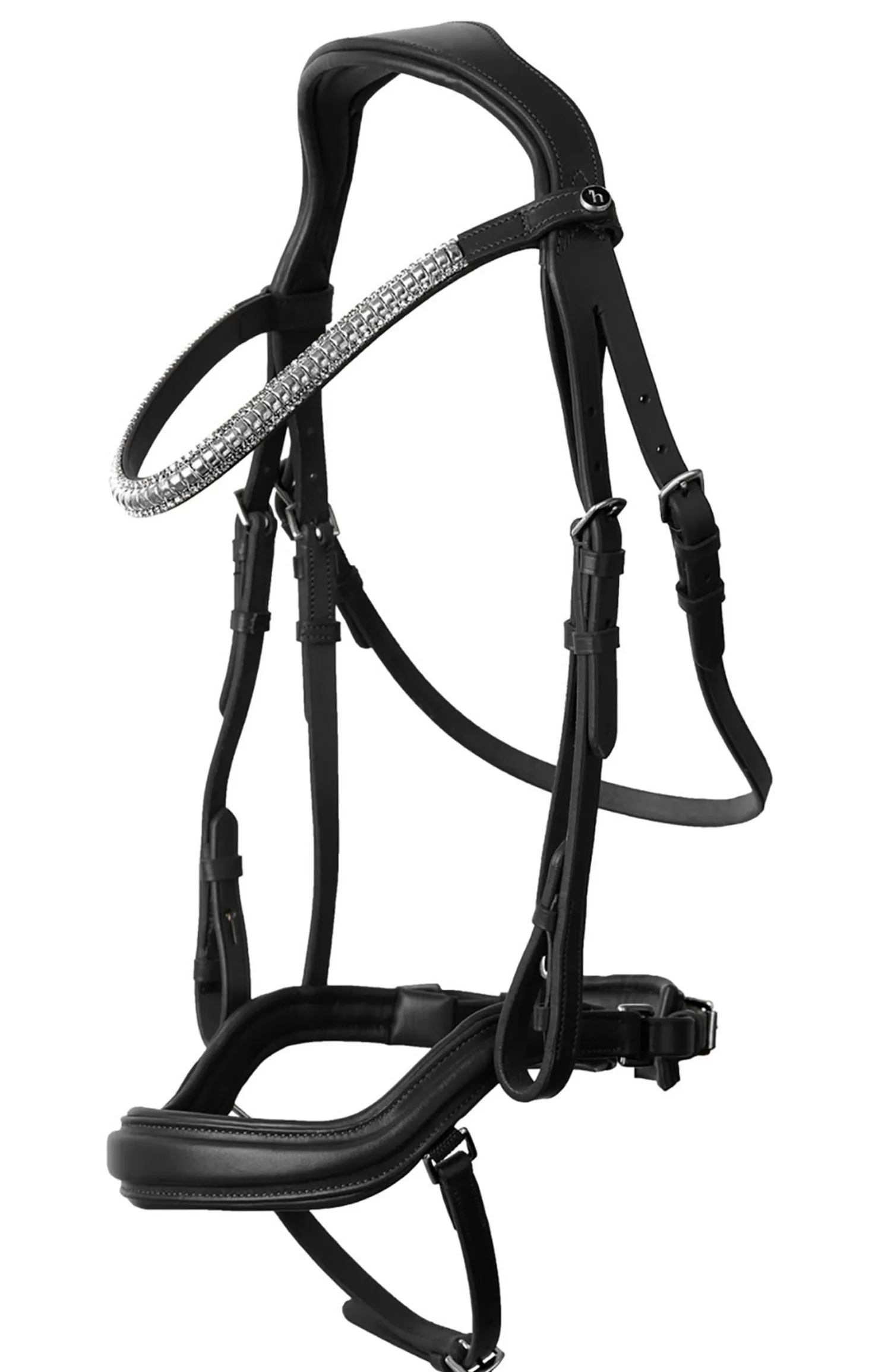 EQUINAVIA Horze Highbury Anatomical Crystal Dressage Bridle New