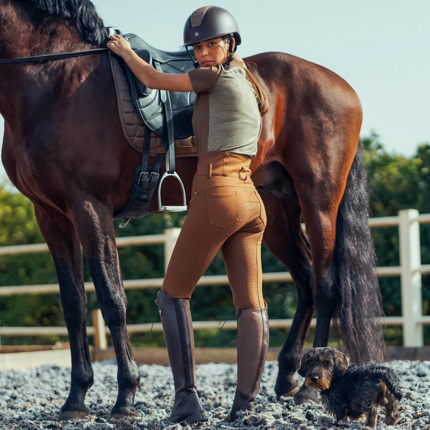 EQUINAVIA Horze Ladies' Tara High-Waist Full-Seat Breech Best