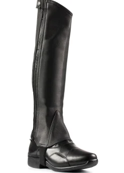 EQUINAVIA Horze Leather Half Chaps Black Online