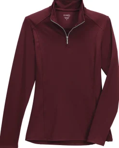 KIRSCH IconEQ™ Ladies’ Lux Long Sleeve Solid Shirt Port Royal Discount