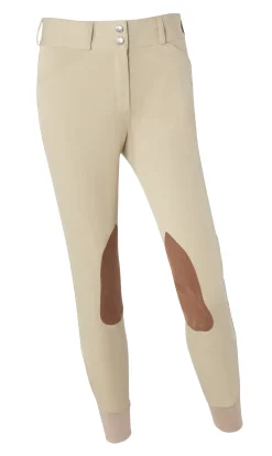 SUPERHOUSE IconEQ™ Girls’ Wellesley Competition Knee-Patch Breech Tan Outlet
