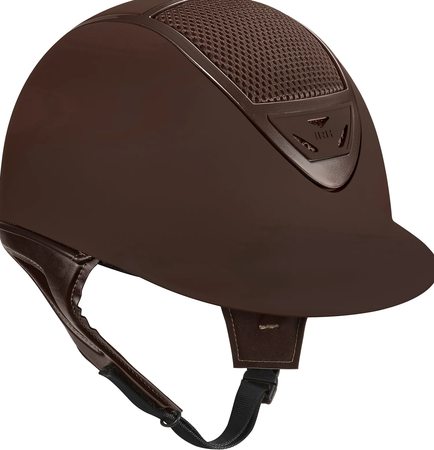 INT RIDING HELMET IRH® IR4G XLT Matte Brown Finish & Rose Gold Frame Helmet Hot