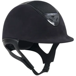 INT RIDING HELMET IRH® IR4G XLT Suede Helmet with Gloss Vent Clearance