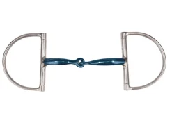 WEATHERBEETA JP by Korsteel® Blue Steel Single-Jointed D-Ring Bit Blue/Silver Online