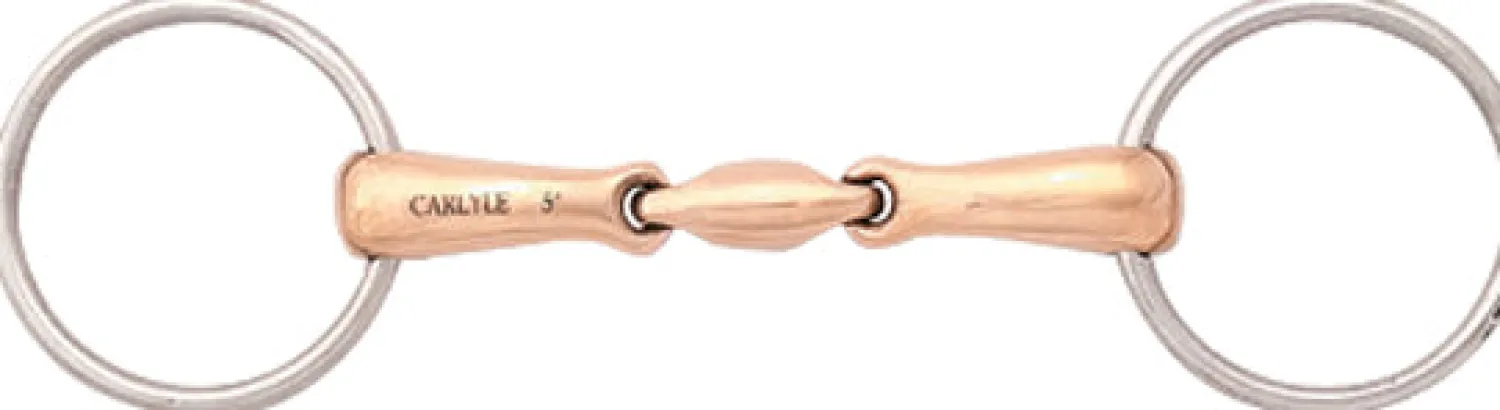 WEATHERBEETA JP by Korsteel® Oval Mouth Copper Loose Ring Snaffle Bit New