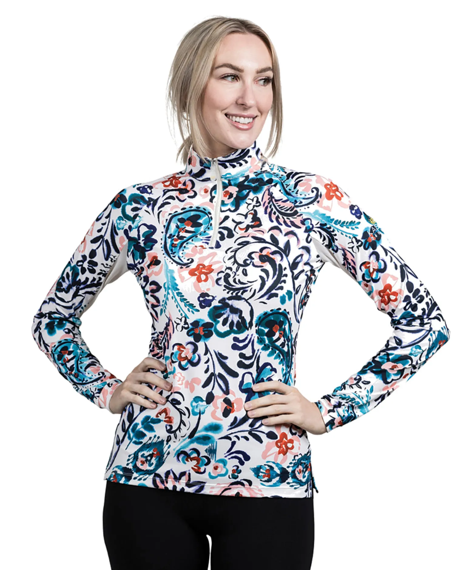 KASTEL DENMARK Ladies’ Melanie Long Sleeve Shirt Ikat Discount
