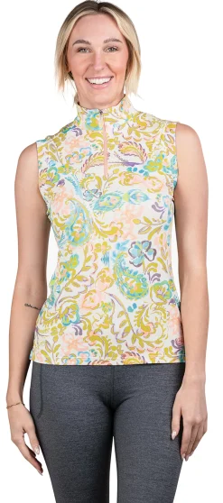 KASTEL DENMARK Ladies’ Thalia Sleeveless Shirt Impatiens Pink Clearance