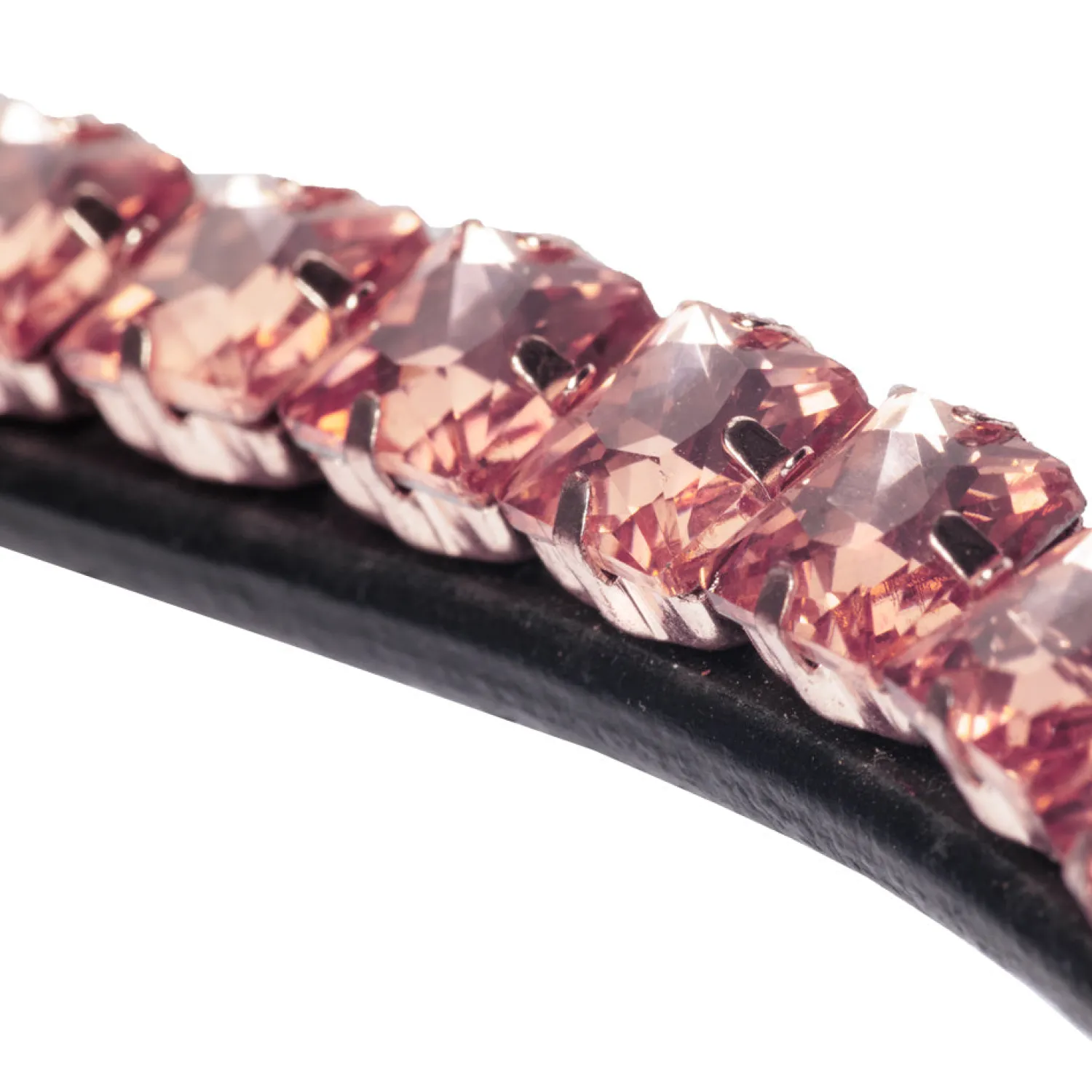PEP-KAVALKADE Kavalkade Square Crystal Browband Rose Sale