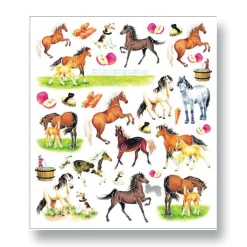 KELLEY AND COMPANY Colorful Horse Stickers Hot
