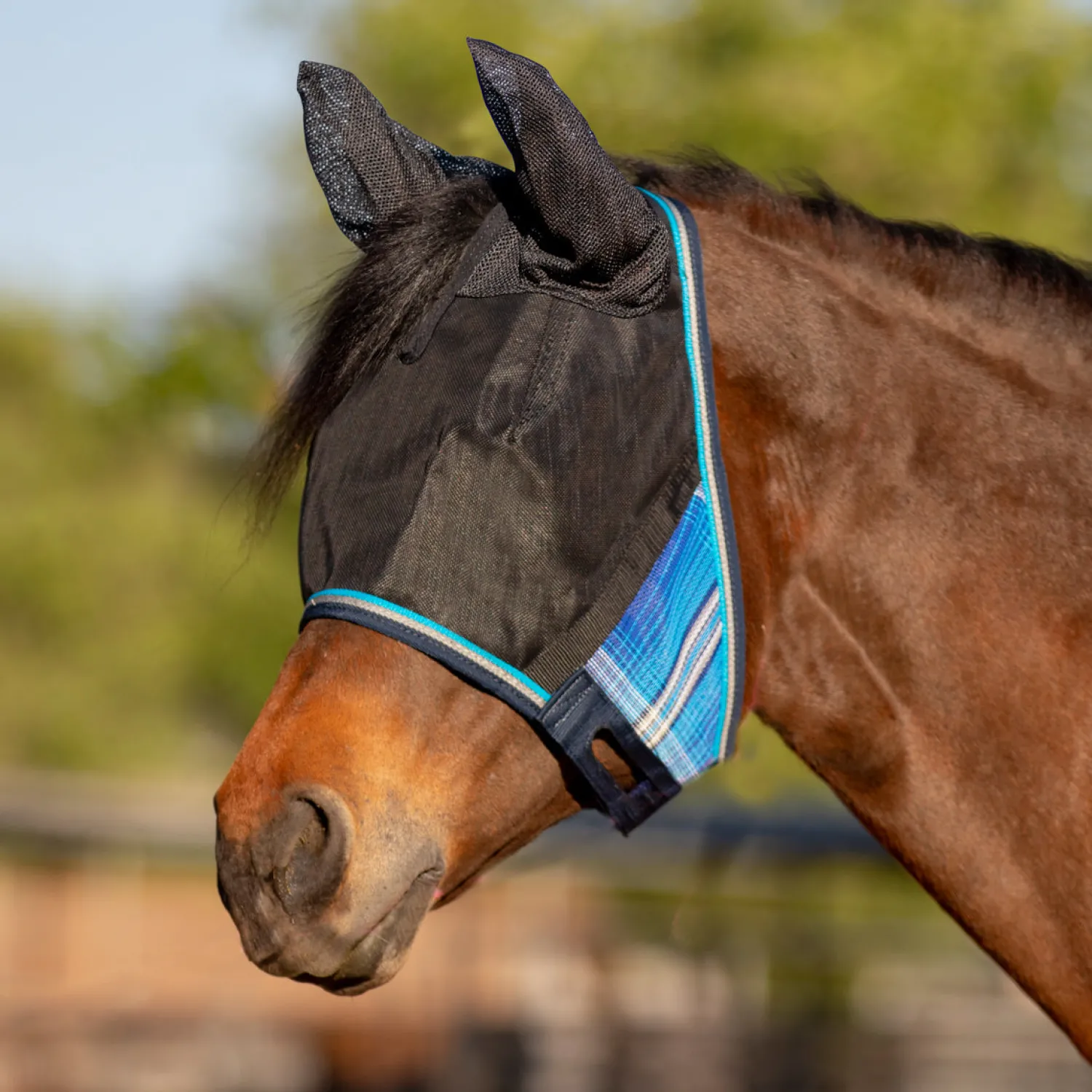 KENSINGTON ™ UViator CatchMask Protective Mask with Ears & Forelock Opening Clearance