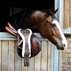 KENTUCKY HORSEWEAR Anatomic Sheepskin Long Girth Brown Hot