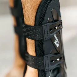 KENTUCKY HORSEWEAR Bamboo Elastic Tendon Boots Black New