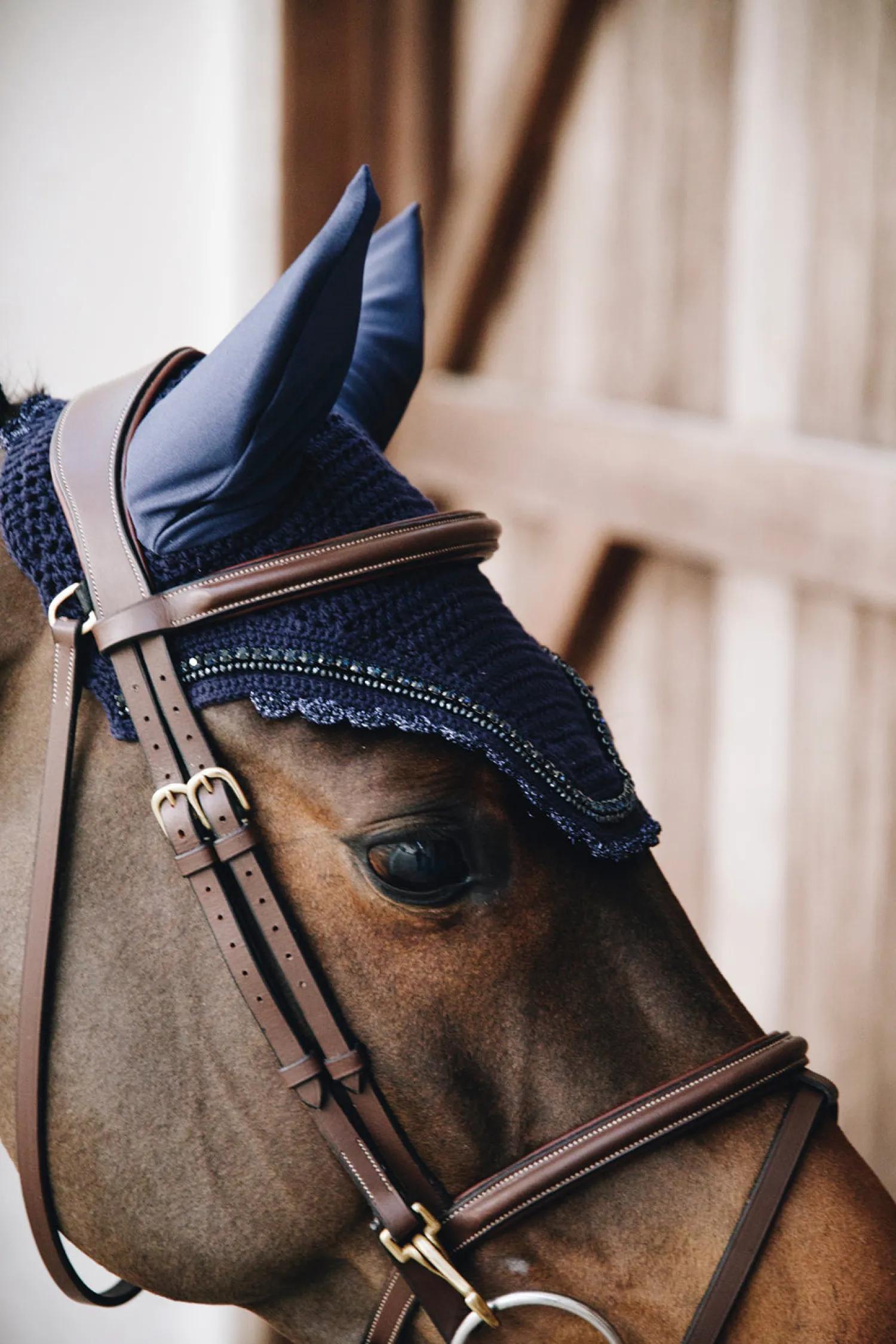 KENTUCKY HORSEWEAR Wellington Stone & Pearl Fly Veil Outlet