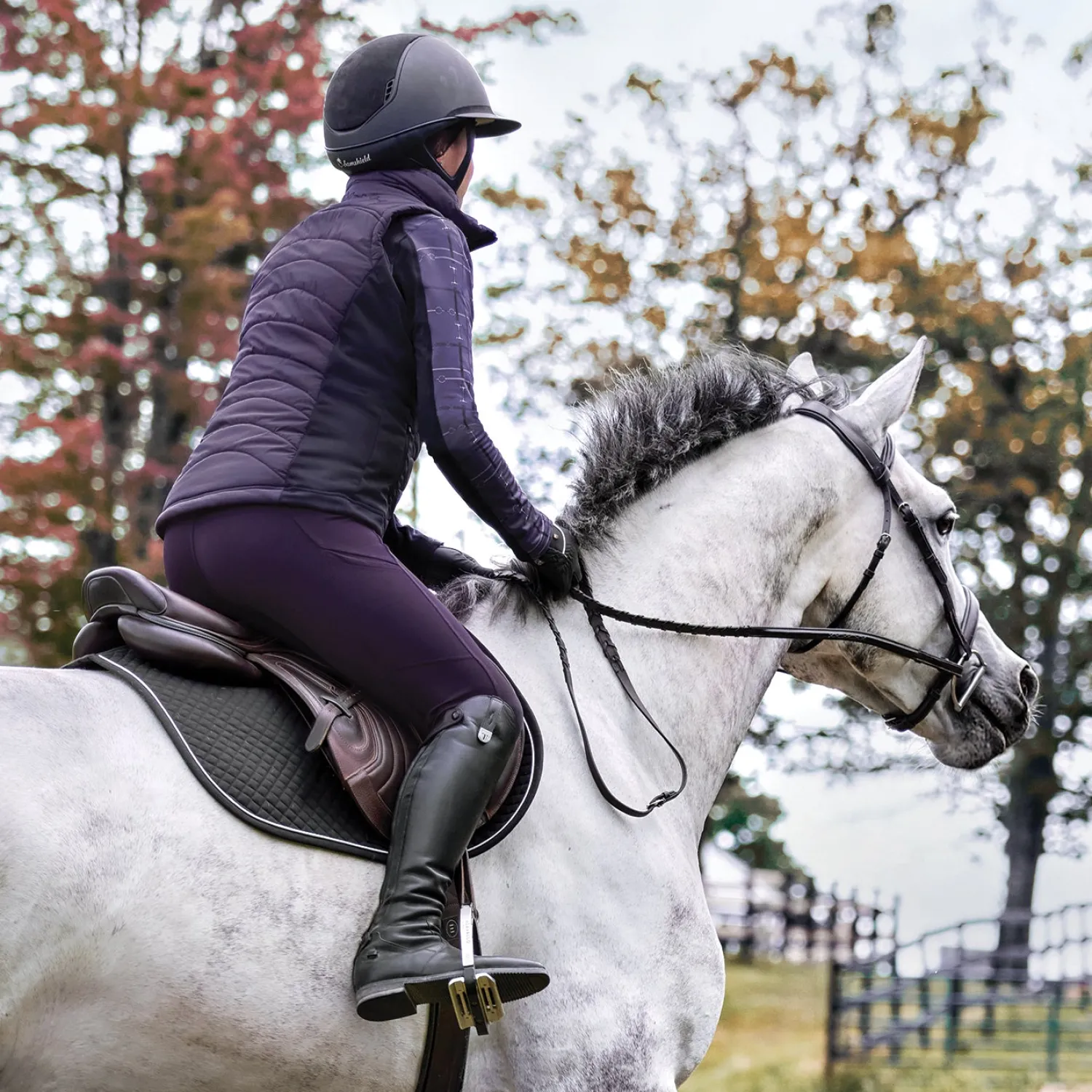 KERRITS ® Counterbalance Quilted Vest Plum Noir Best