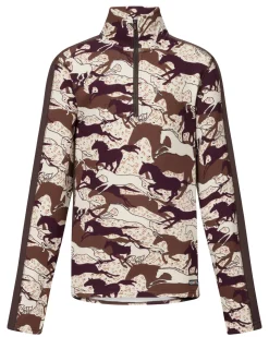 KERRITS ® Kids’ Plush Printed Fleece Half-Zip Top Clearance