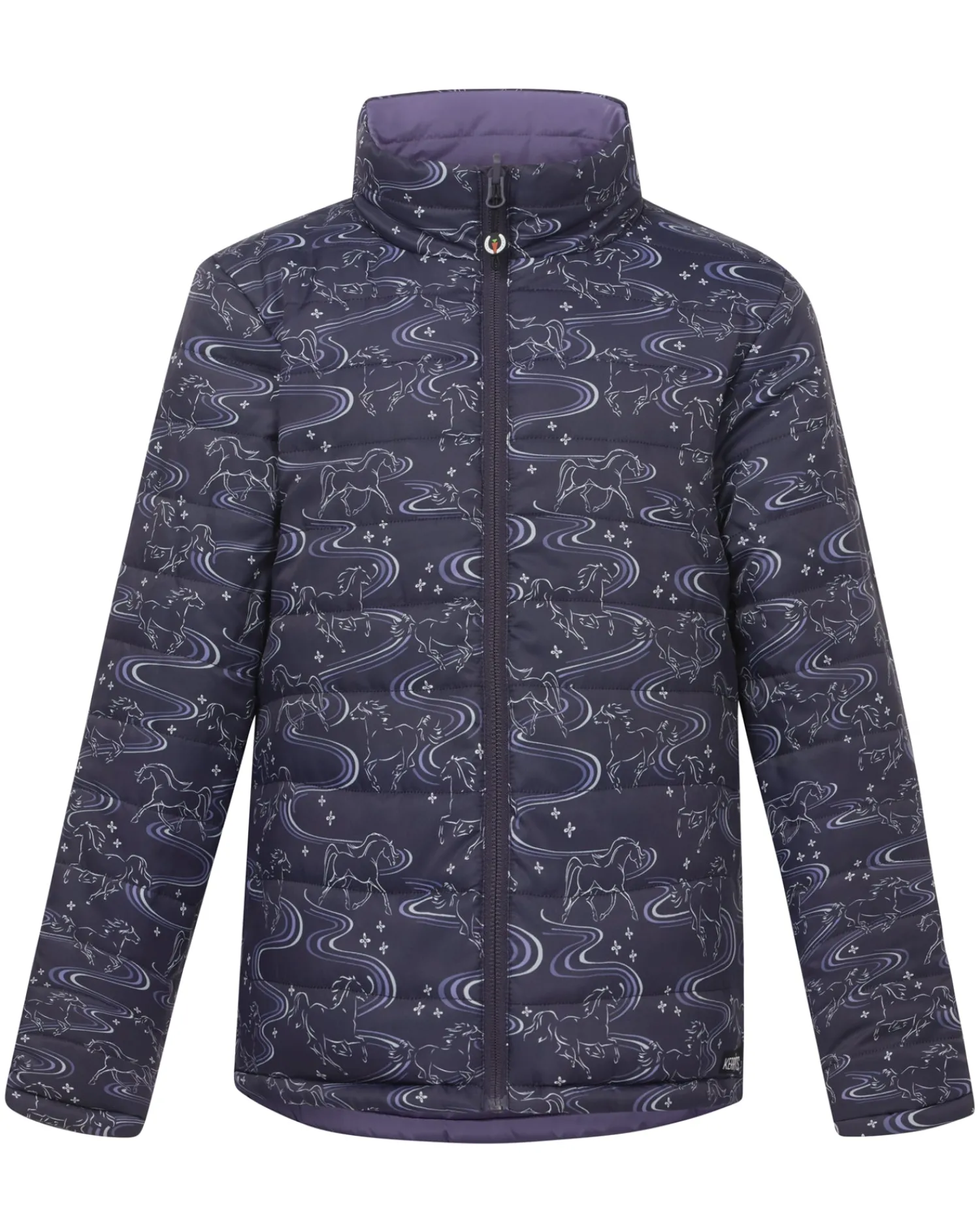 KERRITS ® Kids' Ride The Wind Reversible Quilted Jacket Plum Noir/Violetdawn Online