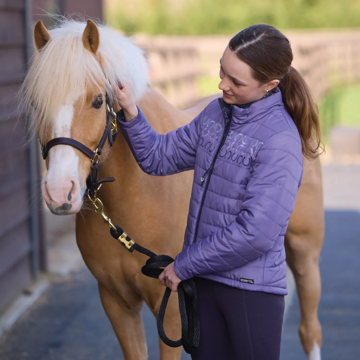 KERRITS ® Kids' Ride The Wind Reversible Quilted Jacket Plum Noir/Violetdawn Online