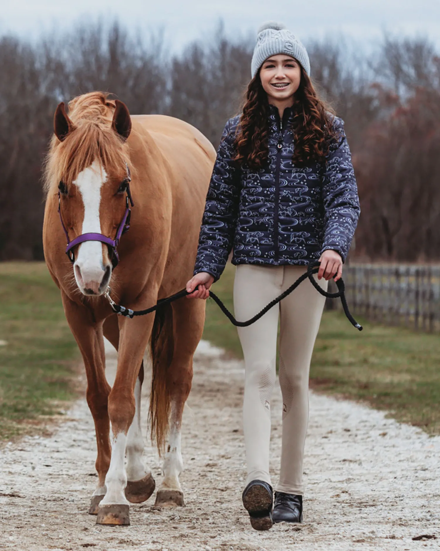 KERRITS ® Kids' Ride The Wind Reversible Quilted Jacket Plum Noir/Violetdawn Online