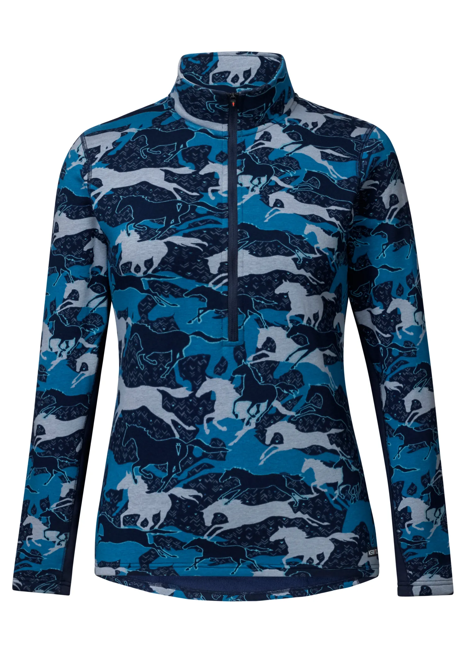 KERRITS ® Ladies’ Plush Printed Fleece Half-Zip Top Sale