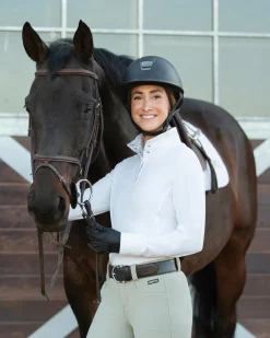 KERRITS Ladies’ Winter Circuit Show Shirt White New